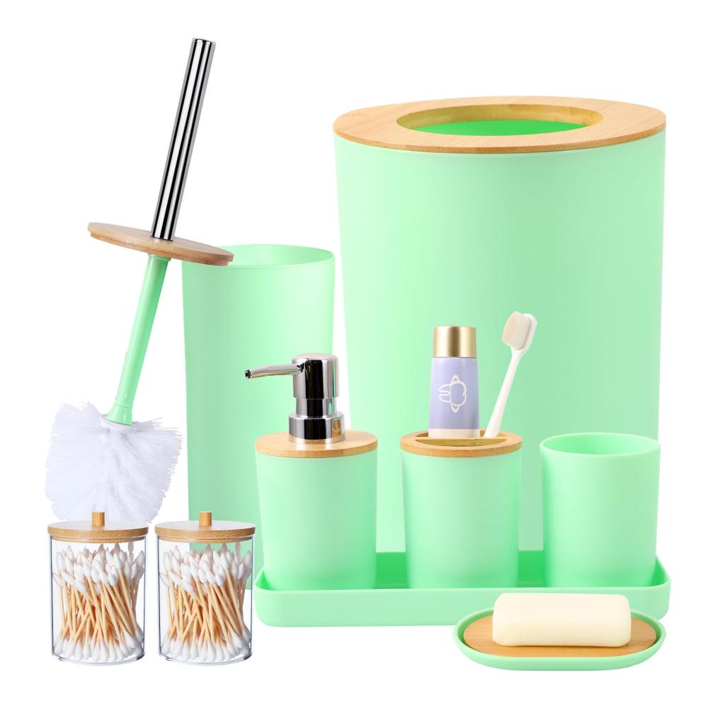 Grün Bathroom Accessories Set
